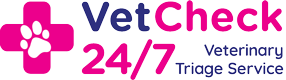 VetCheck 24/7 powered by Medechat Logo